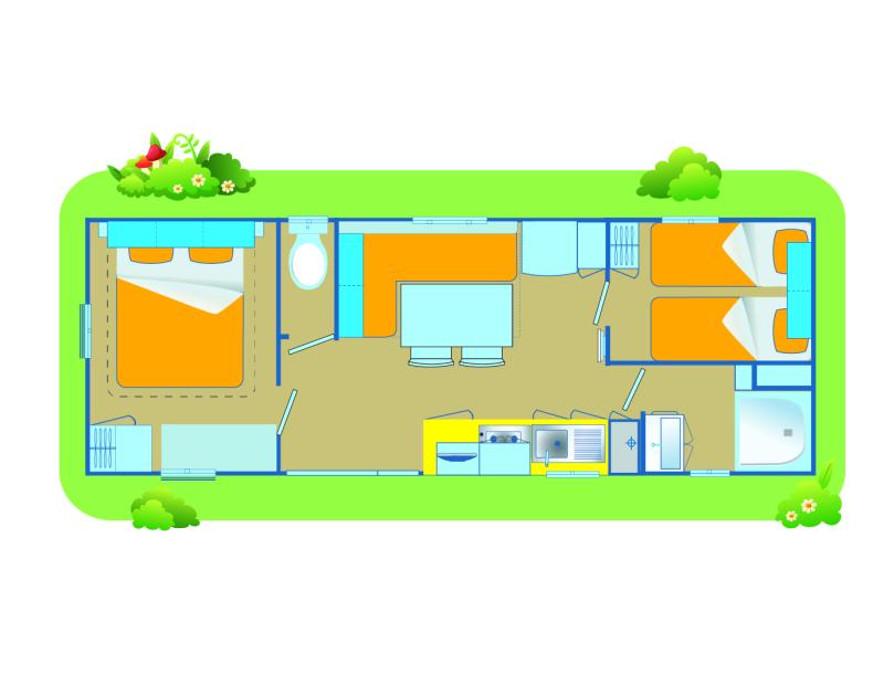 Plans overview Happy Comfort with seaview - 1