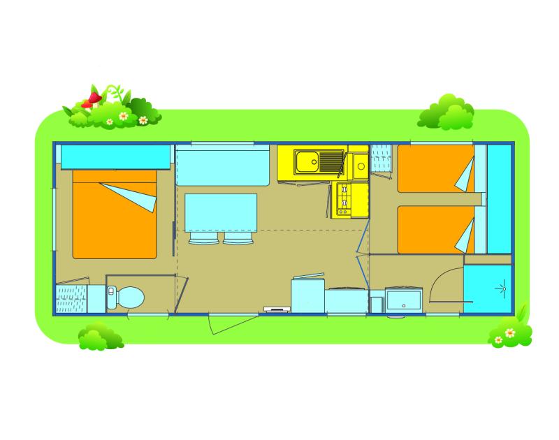 Plans overview Happy Comfort with seaview - 2